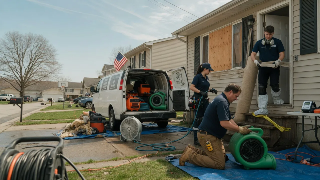 Water Damage Restoration in Odenton, MD near me
